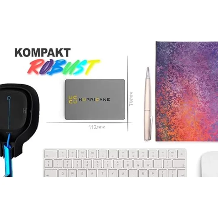HURRICANE MD25C3 grau 500GB 2.5 Zoll Externe tragbare Festplatte USB Type C für Fotos smart TV PC Mac Laptop Computer ps4 ps5 Xbox – Bild 5