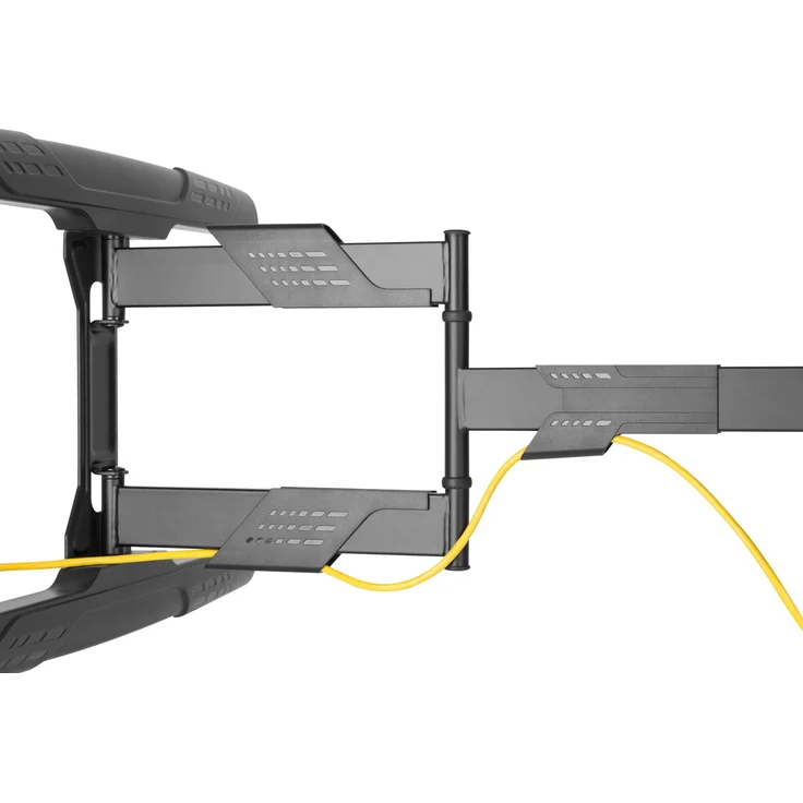 AlzaErgo M440B Ultra Schlank Gelenkig, TV-Halterung für 32"-55" Geräte, VESA 200-400, Tragkraft 35 kg, Neigung 7°/-15°, Drehung 180°