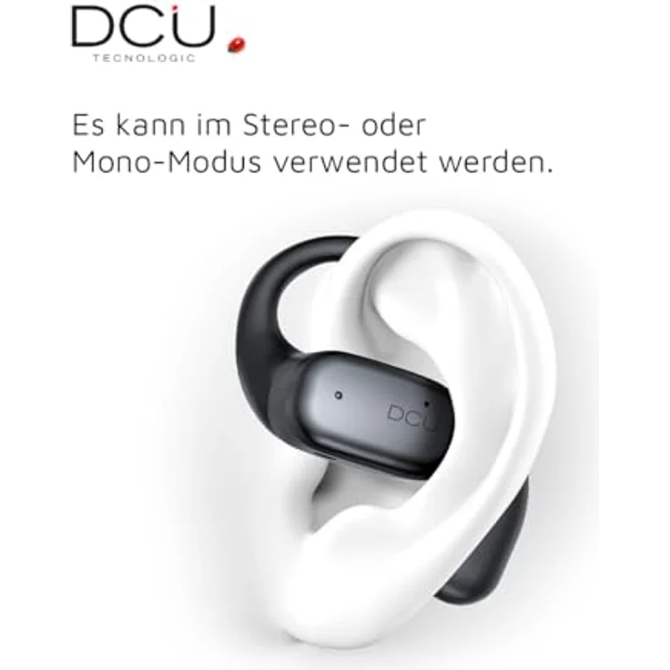 DCU Tecnologic 34153535, Kabellose Kopfhörer mit Touch-Steuerung, Bluetooth 5.3, 20 Stunden Akkulaufzeit, schwarz – Bild 5
