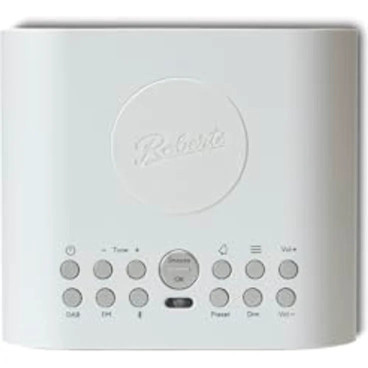 Roberts Ortus Charge Radio Wecker Dab+/FM/Bluetooth mit Qi-Ladegerät, Weiß – Bild 5