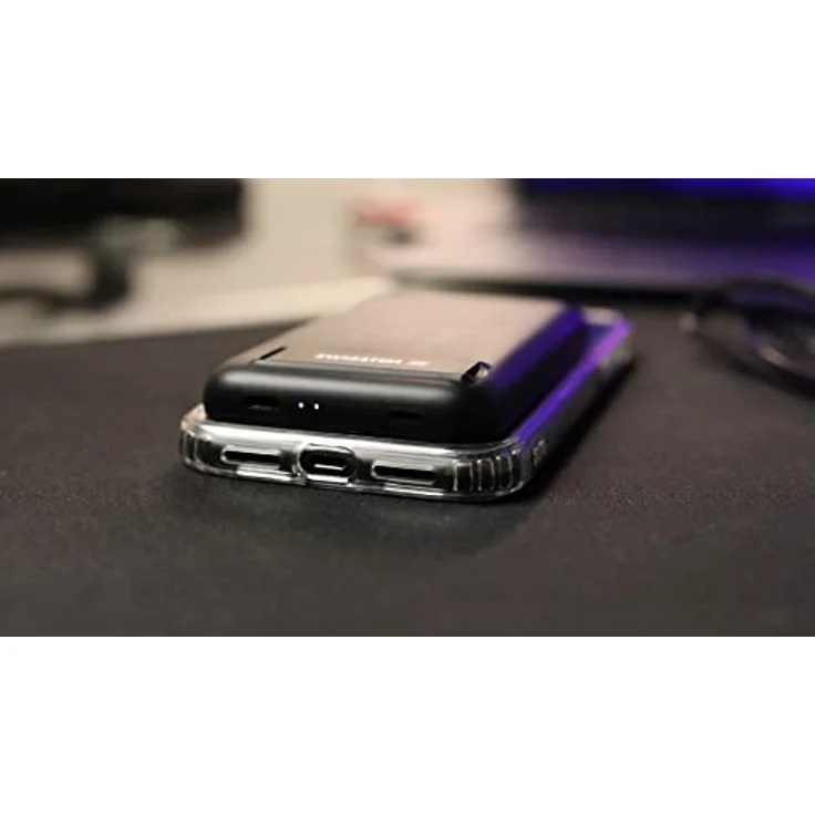 Swissten 5000mAh MagSafe Powerbank mit Magnet- und Klebepad, USB-C 20W – Schwarz – Bild 5