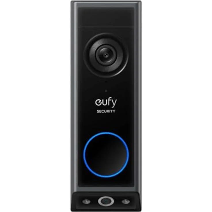 eufy E340 Video Gegensprechanlage Schwarz Schwarz One Size, 2K Full-HD Klarheit, Farbnachtsicht, Batterie oder kabelgebunden – Bild 2