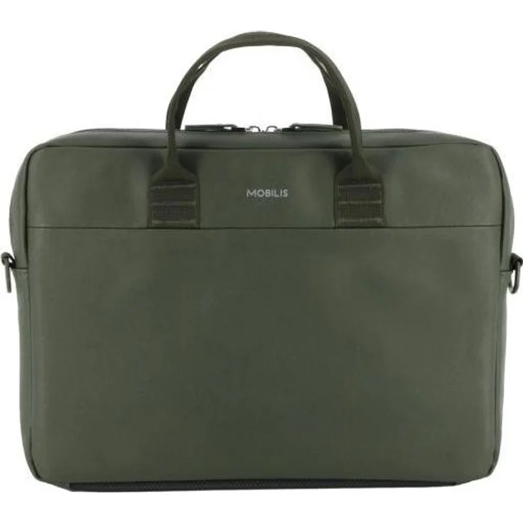 Mobilis Origine 2 Briefcase, Notebooktasche für 11-14 Zoll Laptops, khaki, leicht und strapazierfähig