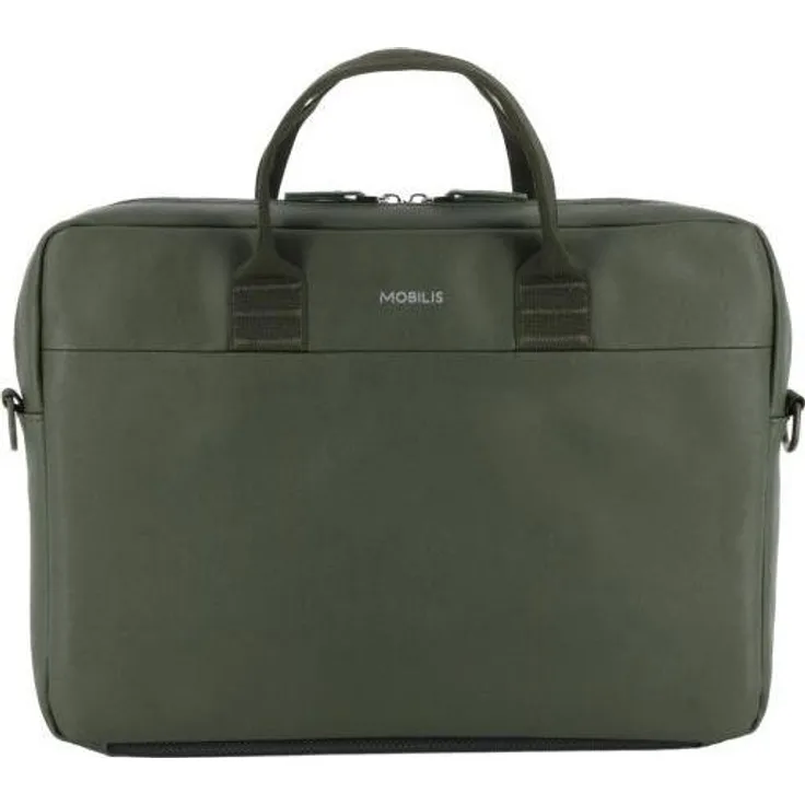Mobilis Origine 2 Briefcase, Notebooktasche für 11-14 Zoll Laptops, khaki, leicht und strapazierfähig