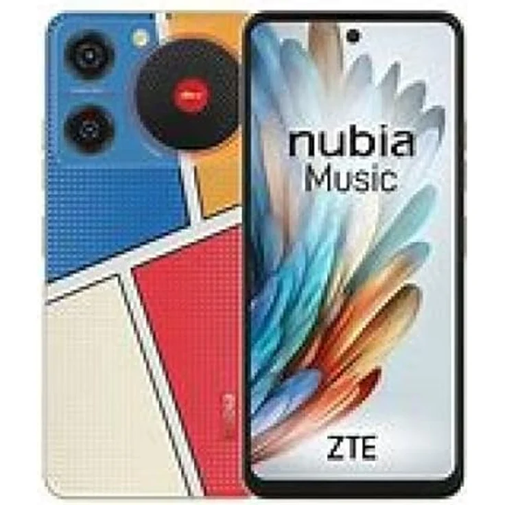 ZTE Nubia Music Pop Art Smartphone, 4+128 GB, 6,6 Zoll 90 Hz HD+, blau – Bild 2
