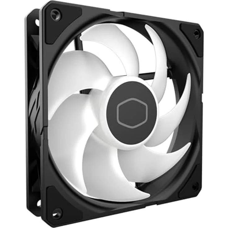 Cooler Master SickleFlow Edge 120 ARGB, 3er-Pack Gehäuselüfter mit 70,7 CFM Luftstrom, 690–2500 U/min, statischer Druck von 3,61 mmH2O, Schwarz – Bild 3