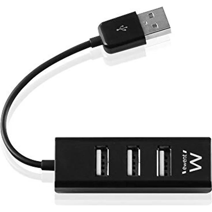 Ewent EW1123 USB2.0 4 Anschlüsse, schwarz – Bild 7