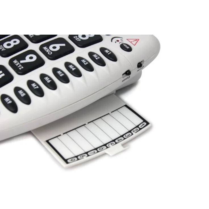 Geemarc Amplipower 50 Schwerhörigentelefon extra laut 60 dB Weiß Deutsche Version – Bild 6