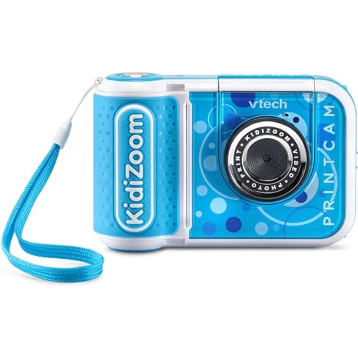 Vtech KidiZoom Print Cam blau – Kinderkamera mit Druckfunktion, Selfie- und Videofunktion, Effekten, Spielen und mehr, für Kinder von 4-12 Jahren – Bild 3