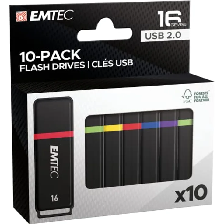 Emtec, Speicher – Informatik, USB-Stick, USB-A K100 3.2, 16 GB, ECMMD16GK102P10