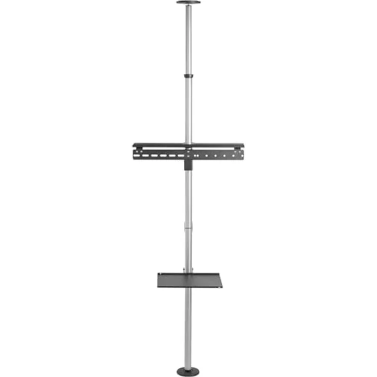 Techly ICA-TR32 - Flachbildschirm-Bodenhalter (Feststehender Flachbildschirm-Bodenständer, Schwarz, Grau, 177,8 cm (70 Zoll), TV, 30 kg, 200 x 200 mm) – Bild 5