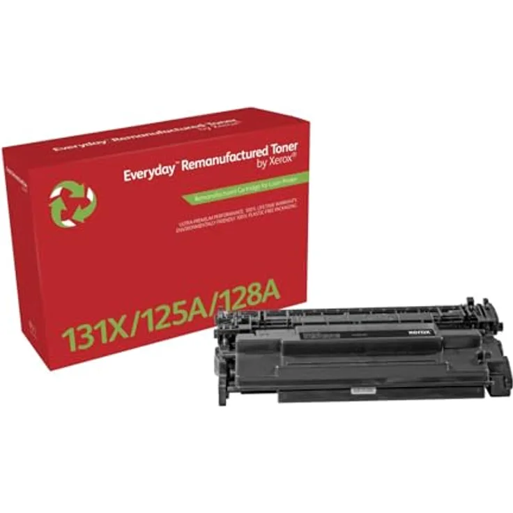 Xerox Everyday Laser Toner 006R03807, Schwarz, kompatibel mit HP CB540A, CE320A, CF210X, Canon CRG-116BK, bis zu 2400 Seiten, hohe Zuverlässigkeit