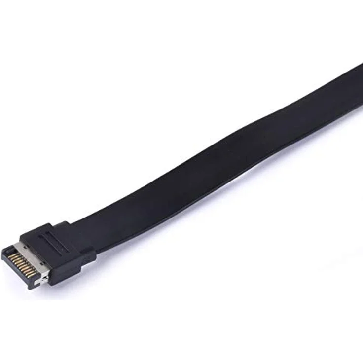 Silverstone SST-G11313530-RT, USB Type C Upgrade Kit für Gehäuse, Schwarz, mit USB 3.1 Gen.2 (0.81 m), USB 3.0, Audio-Anschlüssen – Bild 6