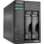 Asustor Lockerstor 2 Gen 2 AS6702T | 2 Bay NAS - Netzwerkspeicher Gehäuse, Quad Core 2.0GHz CPU, 4 M.2 PCIe 3.0 ssd Slot, 2 2.5GbE Port, 4GB RAM DDR4