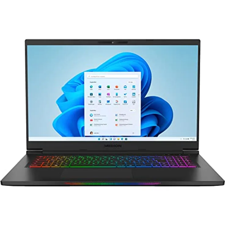 MEDION ERAZER Beast X30 43,9 cm (17,3 Zoll 100% sRGB 165Hz) QHD Gaming Notebook (Intel Core i7-12700H, 32GB DDR5 RAM, 1TB PCIe SSD, GeForce RTX 3070 Ti 8GB GDDR6 VRAM, Win 11 Home)