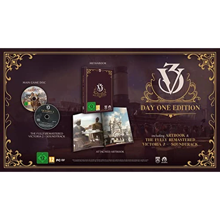 Paradox Interactive Victoria 3 Day One Edition (PC) (64-Bit), Nationenführung von 1836-1936, inkl. exklusivem Mediabook und remastertem Soundtrack – Bild 2