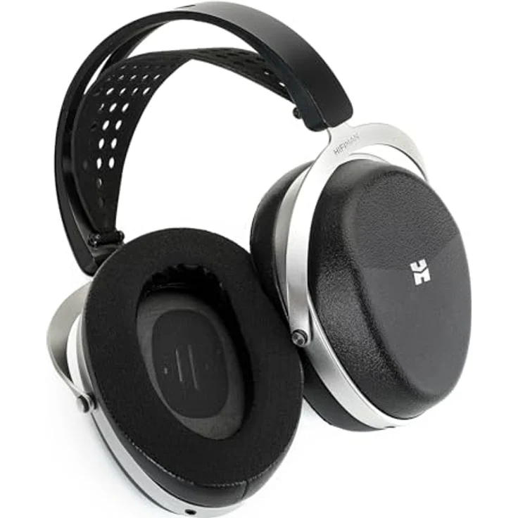 HIFIMAN Audivina LE, kabelgebundener HiFi-Kopfhörer mit geschlossenen magnetostatischen Treibern, Frequenzbereich 5 Hz - 55 kHz, schwarz/silber – Bild 4