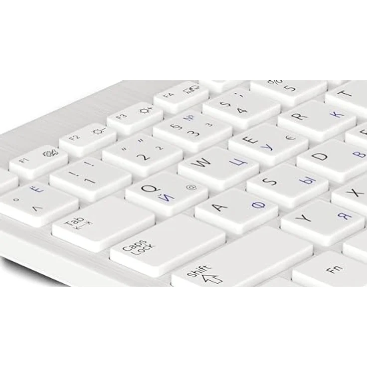 Tastaturaufkleber mit russischer Schrift, Blau – Bild 4