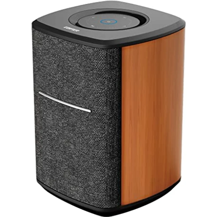 EDIFIER MS50A - Multiroom-fähiger WiFi Samrt Speaker mit Bluetooth und kabelloser Stereo-Funktion. Funktioniert mit Amazon Alexa, Apple AirPlay 2, Spotify u.v.m., Braun – Bild 1