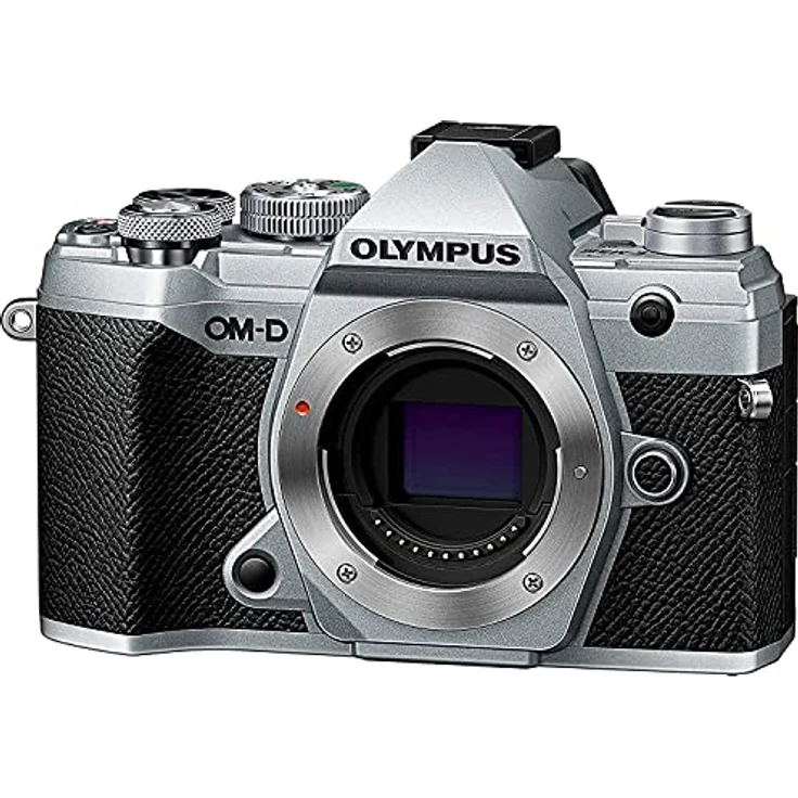 Olympus OM-D E-M5 Mark III Micro Four Thirds Systemkamera Gehäuse, 20 MP Sensor, 5-Achsen Bildstabilisator, leistungsstarker Autofokus, elektronischer OLED Sucher, 4K-Video, WLAN, Bluetooth, silber – Bild 3