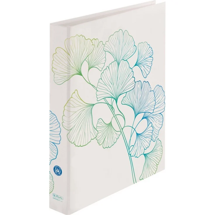 Herlitz Präsentationsordner maX.file 2-Ring A4 Greenline Ginkgo – Bild 1