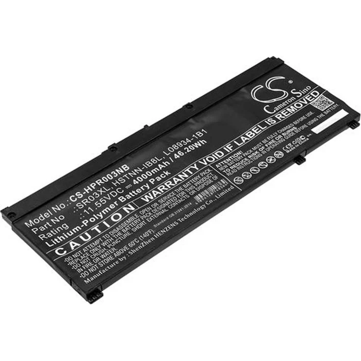 CAMERON SINO Akku für HP Pavilion 15-CX0058WM, Li-Polymer, 11.6V, 4000mAh, schwarz, 1200 Ladezyklen