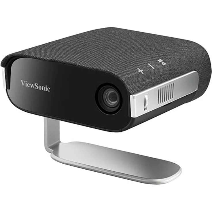ViewSonic M1XE, ultra portabler LED-Projektor mit 150 ANSI-Lumen, 4-Stunden-Akkulaufzeit, Harman Kardon-Lautsprechern, 100 Zoll Bildschirmgröße, 360 Grad Projektionswinkel, Bluetooth und Wi-Fi – Bild 2