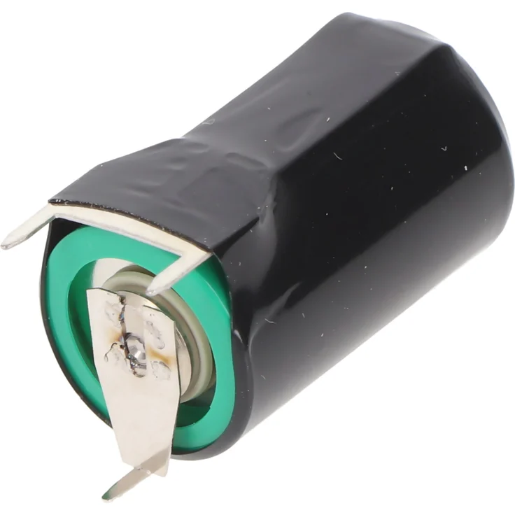 Varta 6127 CR1/2AA Lithium Batterie, 3V, 950mAh, geeignet für Theben Sensor 883031 und Schaltuhr 612 S, stehend mit Printanschluss