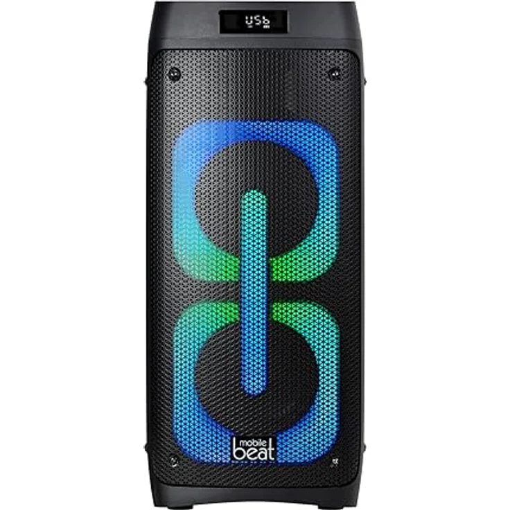 SILVA Schneider SB-TWS 200 BT XL Soundbox Schwarz | 400W | Bluetooth 5.0 | TWS-Funktion | MP3-Wiedergabe | Mikrofon & Instrumentenanschluss | LED-Effekte | Inkl. Fernbedienung – Bild 1