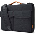 Inateck Laptop-Hülle Laptoptasche 14 Zoll 360° Schutz, mit abnehmbarem Schultergurt, Grau
