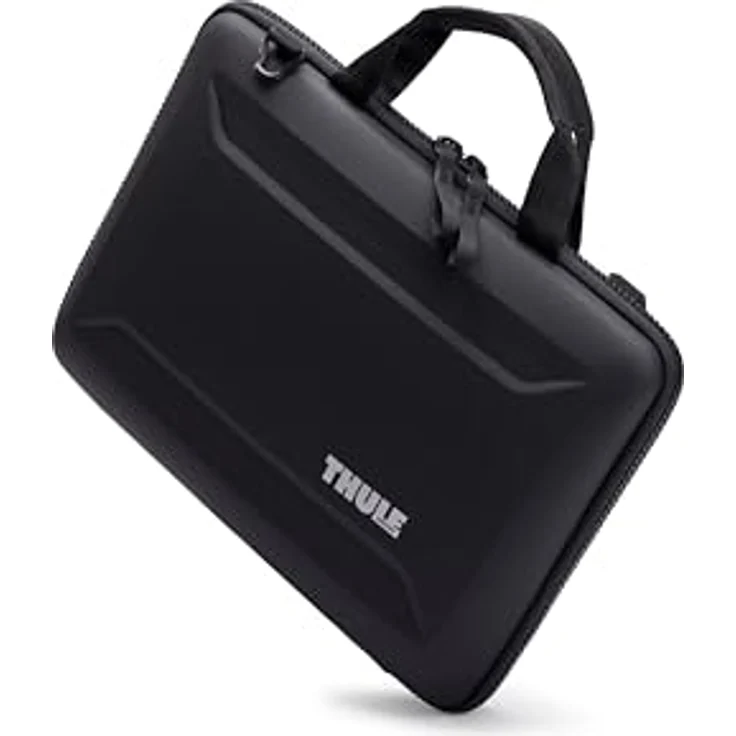 Thule Gauntlet 5, Laptop-Mappe für 14 Zoll MacBook Pro und 13 Zoll MacBook Air, schwarz, mit starrem Äußeren und 100% recyceltem Innenfutter – Bild 3