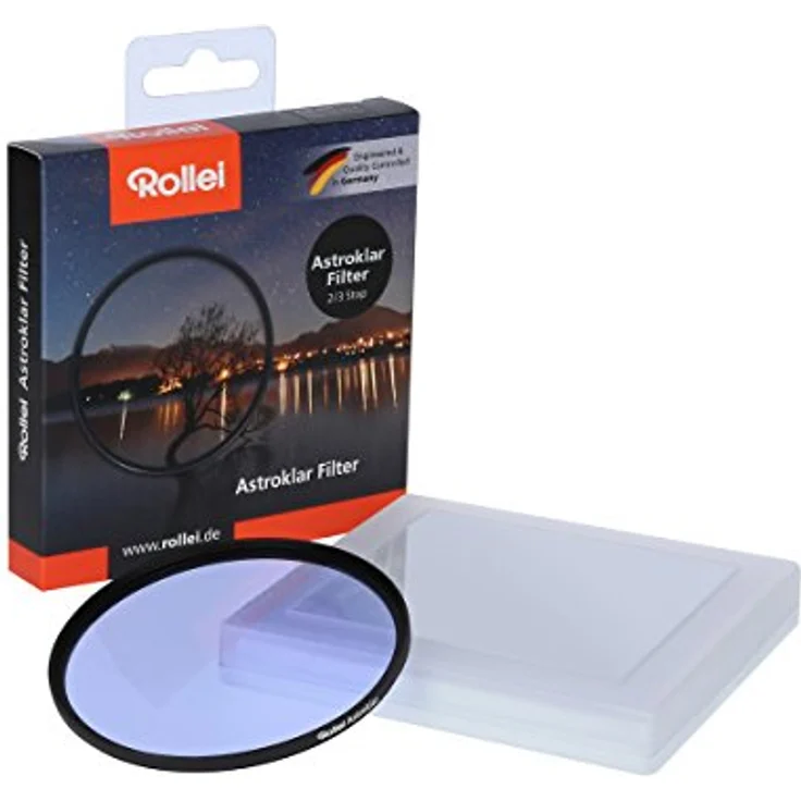 Rollei Astroklar Nachtlicht Light Pollution Filter – 67mm Rundfilter Stadtlicht-Filter geeignet für Nachtaufnahmen, Astro-Fotografie der Milchstraße – Bild 3