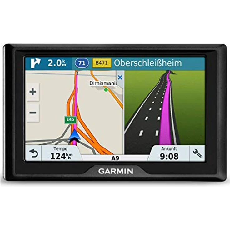 Garmin Drive 51 LMT-S, GPS-Navigationssystem mit 5 Zoll Touchdisplay, lebenslangen Kartenupdates für Europa, Echtzeitverkehrsinformationen und Spurassistent, Schwarz – Bild 1