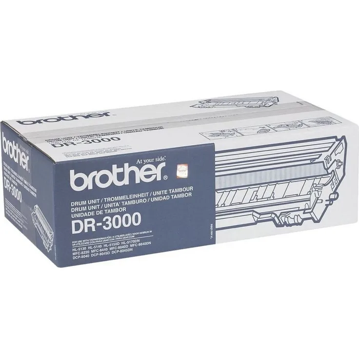 Brother DR-3000 Trommel (ohne Toner), schwarze Belichtungseinheit mit 20.000 Seiten Kapazität