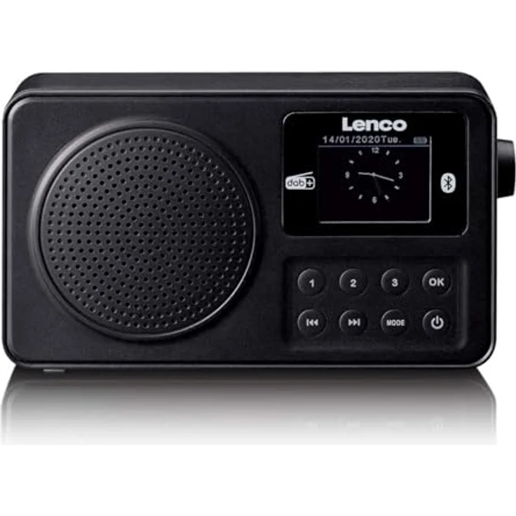 Lenco PDR-033BK Kofferradio DAB+, FM, Bluetooth 5.3, 10 Stunden Akkulaufzeit, schwarz – Bild 3