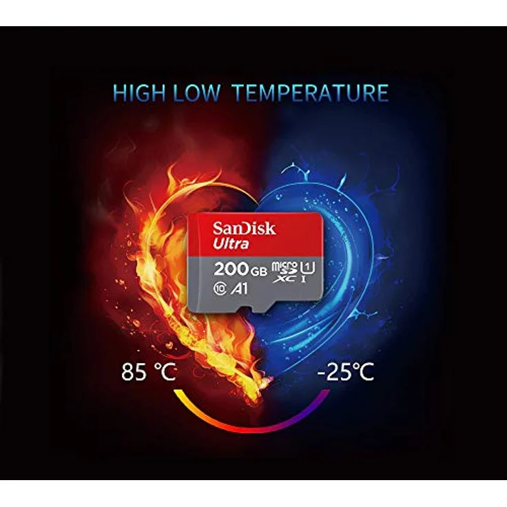 SanDisk Ultra 200GB microSDXC bis zu 90MB/Sek, Class 10 Speicherkarte – Bild 5
