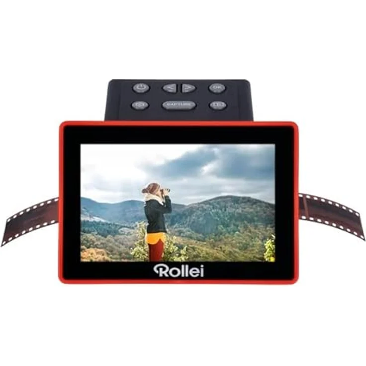 Rollei Dia-Film Scanner DF-S 1300 SE, 13 Megapixel Multi Scanner mit 5" TFT-LCD Monitor, HDMI & USB-C Anschluss, inklusive Halterungen für Dias und Negative – Bild 4