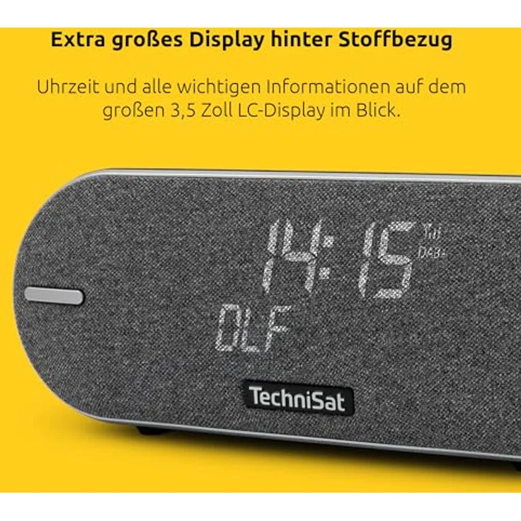 TechniSat DIGITRADIO BT 2 - tragbarer Premium-Bluetooth-Lautsprecher mit DAB+ Digitalradio (UKW, Uhr, Wecktimer, Wasserabweisendes Gehäuse, Favoritenspeicher, AUX-in, Akku, 20 Watt) anthrazit – Bild 4