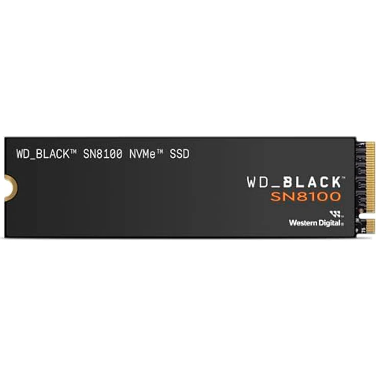 WD_BLACK SN8100 2 TB PCIe 5.0x4 NVMe M.2 SSD, Lesegeschwindigkeiten von bis zu 14.900 MB/s, Schreibgeschwindigkeiten von bis zu 14.000 MB/s, TLC 3D CBA NAND – Bild 1