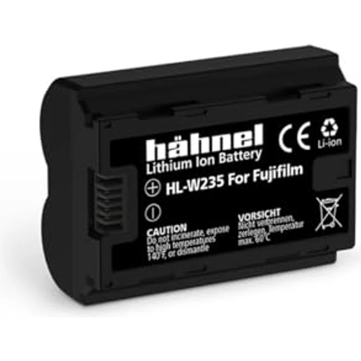 Hähnel HL-W235 Lithium-Ion Akku 2250 mAh für Fujifilm Digitalkameras, schwarz – Bild 2