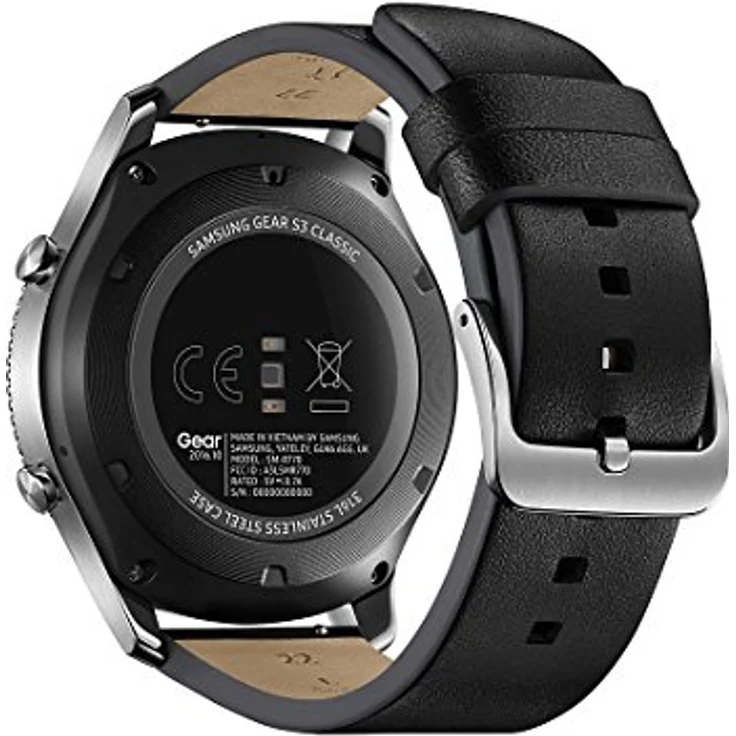 Samsung Gear S3 Classic Smartwatch GPS, Unisex, S/L, Edelstahlgehäuse, Schwarz/Silber – Bild 2
