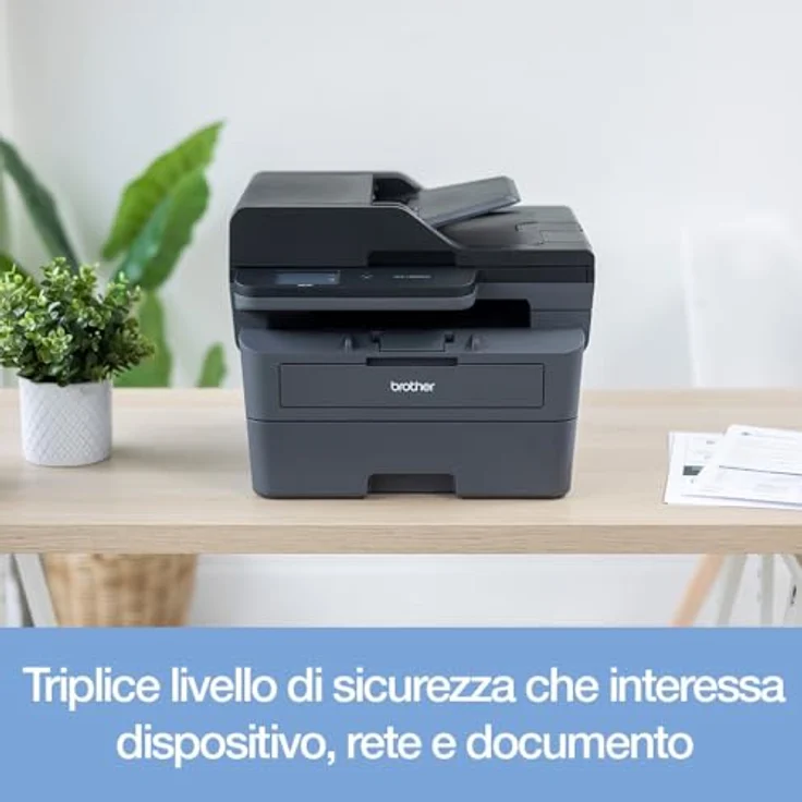 Brother DCP-L2665DW, Multifunktionsgerät in Schwarz mit Druckfunktion bis 34 Seiten/Minute, Duplexdruck, WLAN und mobilem Drucken – Bild 8