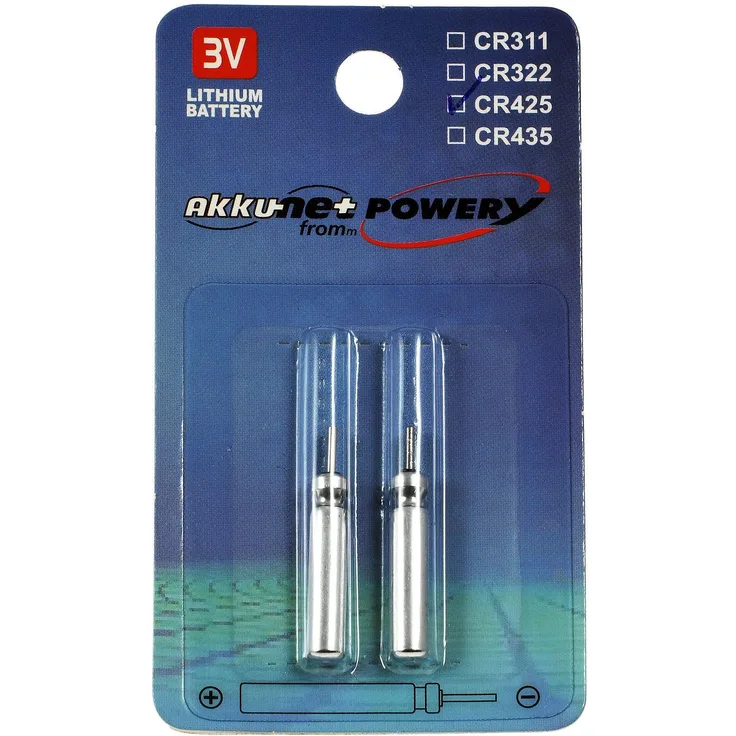 Powery Stiftbatterie CR425 für Elektro Posen, 3 V, 2er Blister