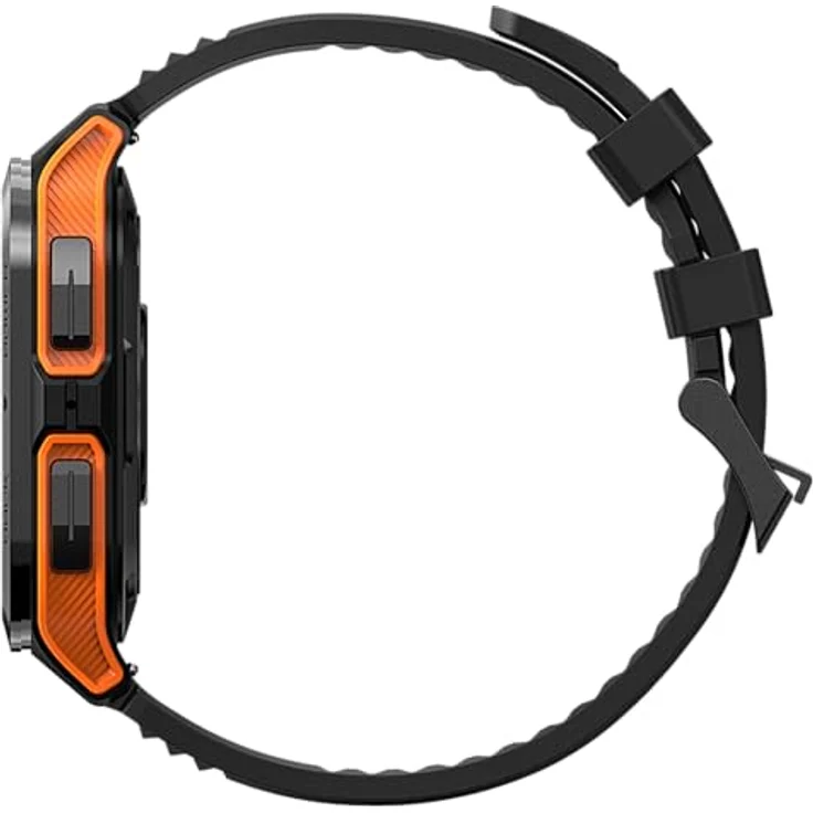 Maxcom Smartwatch Fit FW67 Titan pro orange (44 mm, Silikon, One Size), Sportuhr + Smartwatch – Bild 3
