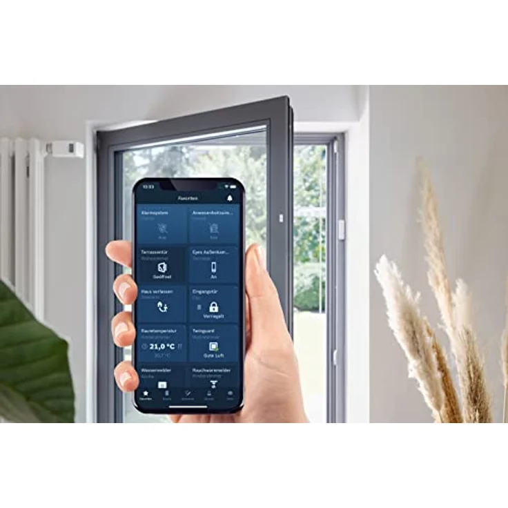 BOSCH Smart Home Kontakt II, 3er Pack, Funk-Tür-/Fensterkontakt, weiß, mit Alarmfunktion und App-Steuerung – Bild 3