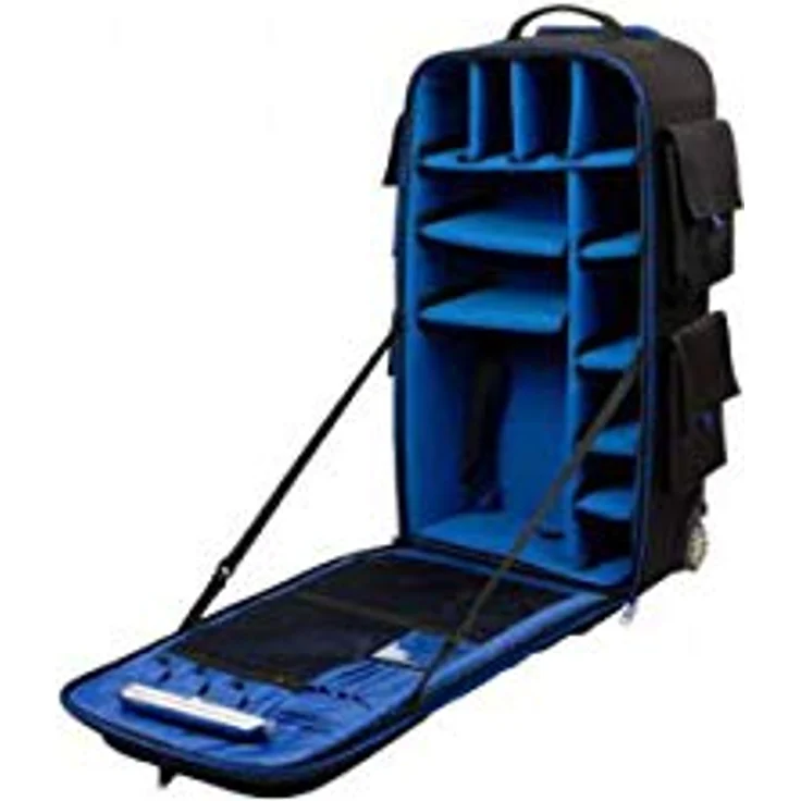 camRade travelMate XL, Kameratasche für Profikameras bis 75 cm, schwarz – Bild 3