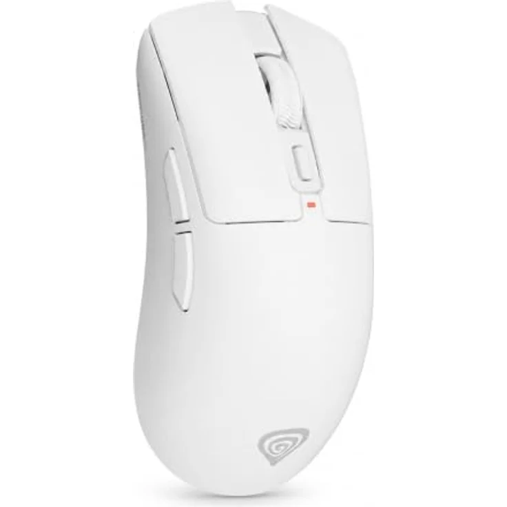 Natec GENESIS Zircon 880, optische Wireless Maus mit 12000 DPI, 6 Tasten, USB Type-C, Weiß – Bild 1