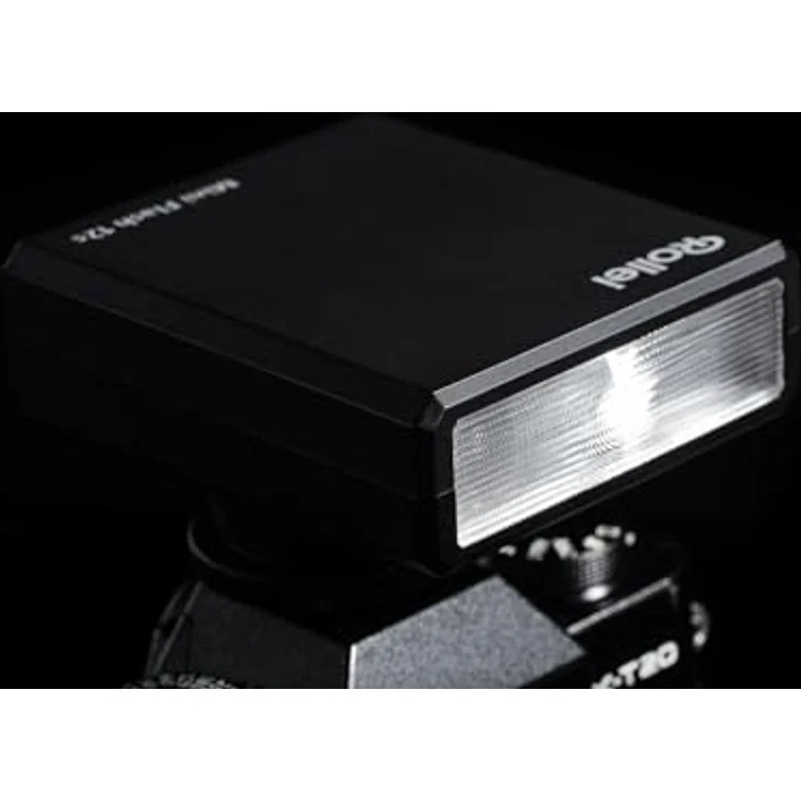 Rollei Mini Flash 12s Aufsteckblitz, Leistungsstarker und ultrakompakter Blitz, Multi-kompatibler Hot-Shoe, Automatik & Manueller Modus, Ultrakompakt und Leicht, 110 Blitzauslösung – Bild 2