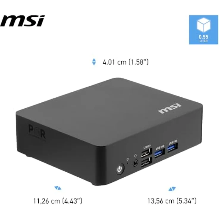 MSI Cubi NUC TWG S-007AT, kompakter Business-PC mit WEEE-Reg.-Nr. DE 48577529 – Bild 3