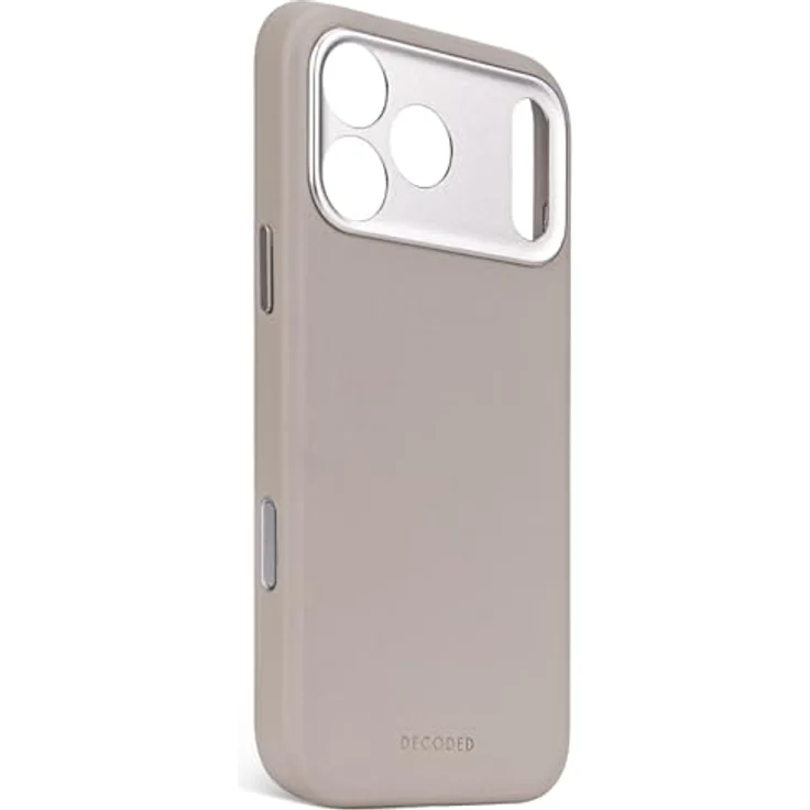 Decoded Lederhülle für iPhone 17 Pro, Premium ECCO Leder, MagSafe Kompatibel, Vollständiger Kameraschutz, Beige – Bild 2